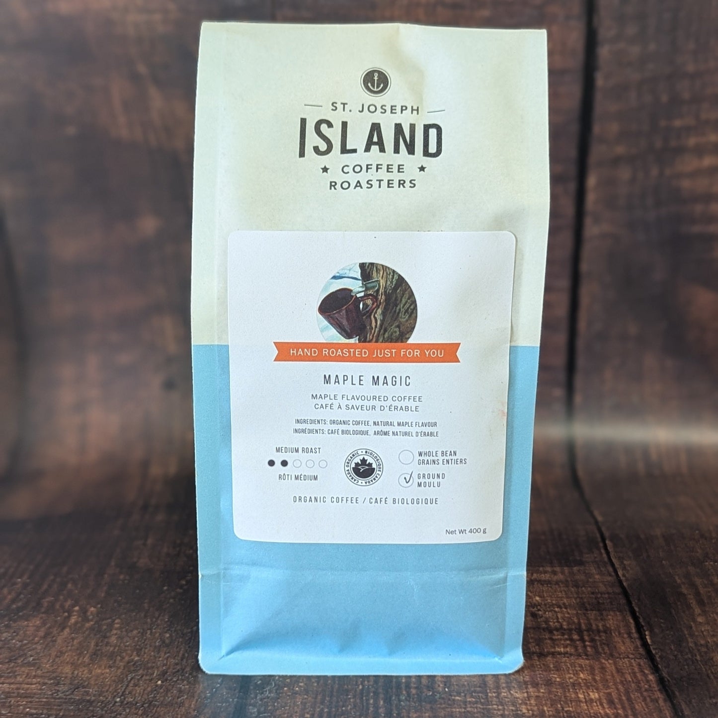 Maple Magic organic coffee (medium roast)