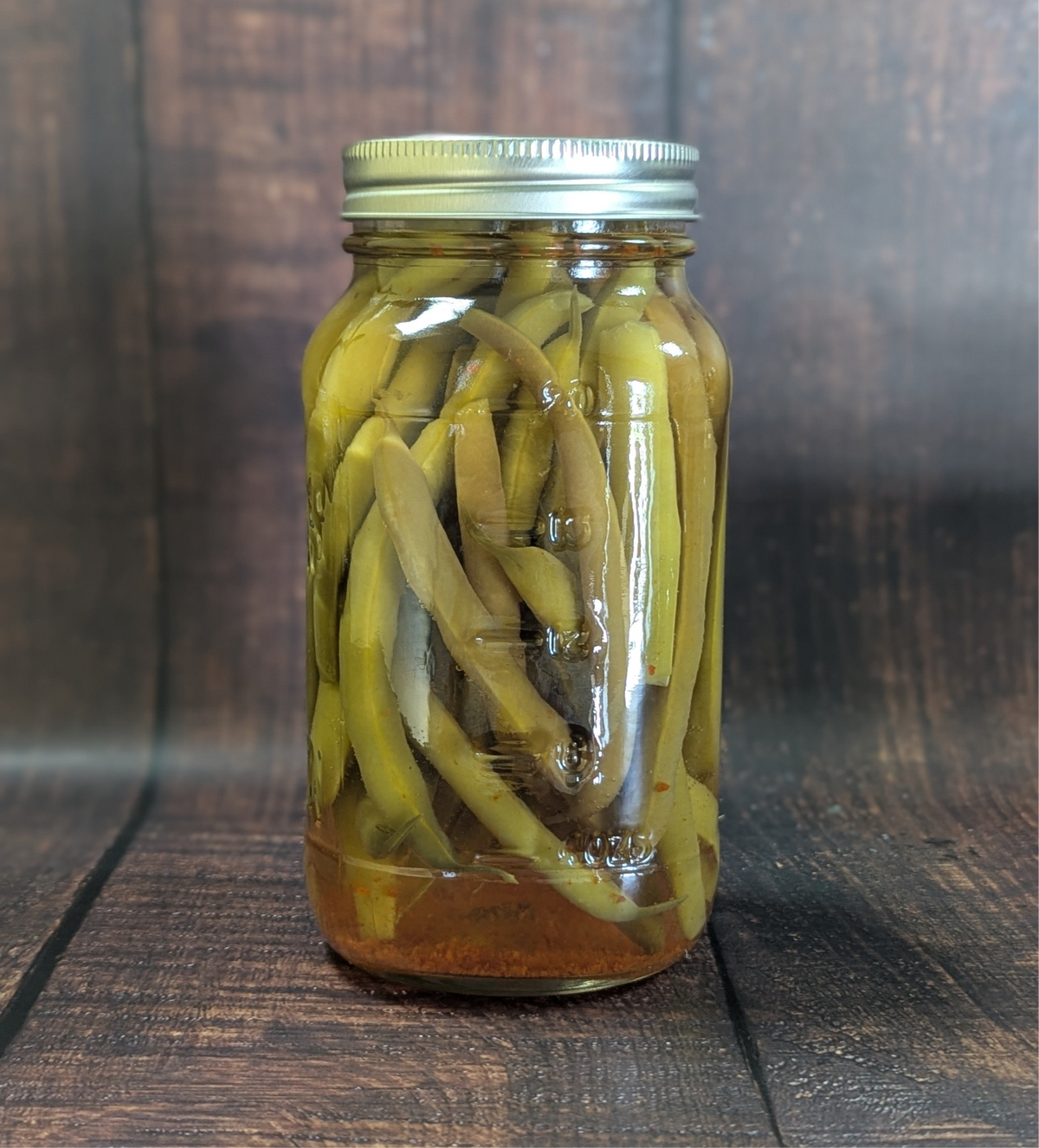 Spicy pickled beans