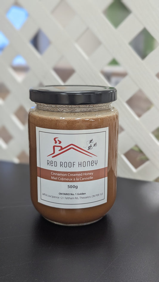 Cinnamon creamed honey