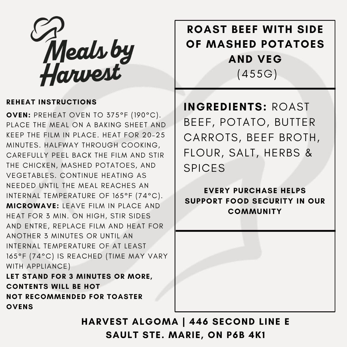 Roast Beef with Creamy Mashed Potatoes & Seasonal Veggies