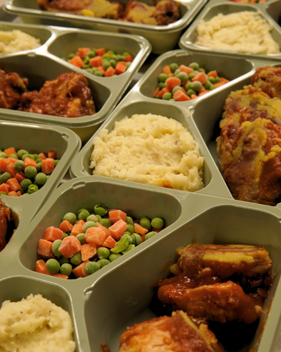 Sweet & Sour Chicken with Mashed Potatoes & Veggies